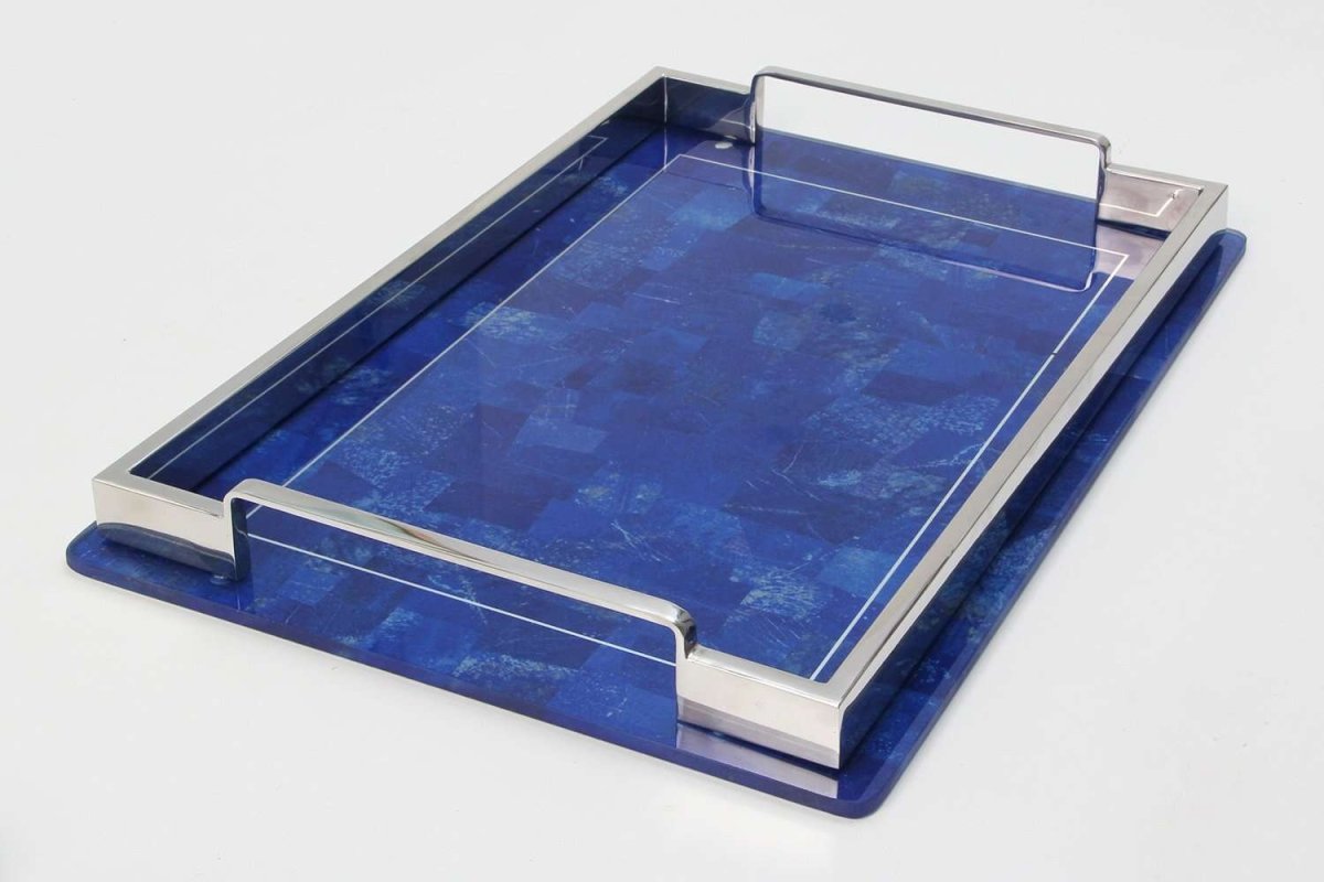 Lapis Lazuli Drinks Tray - Ouverture London