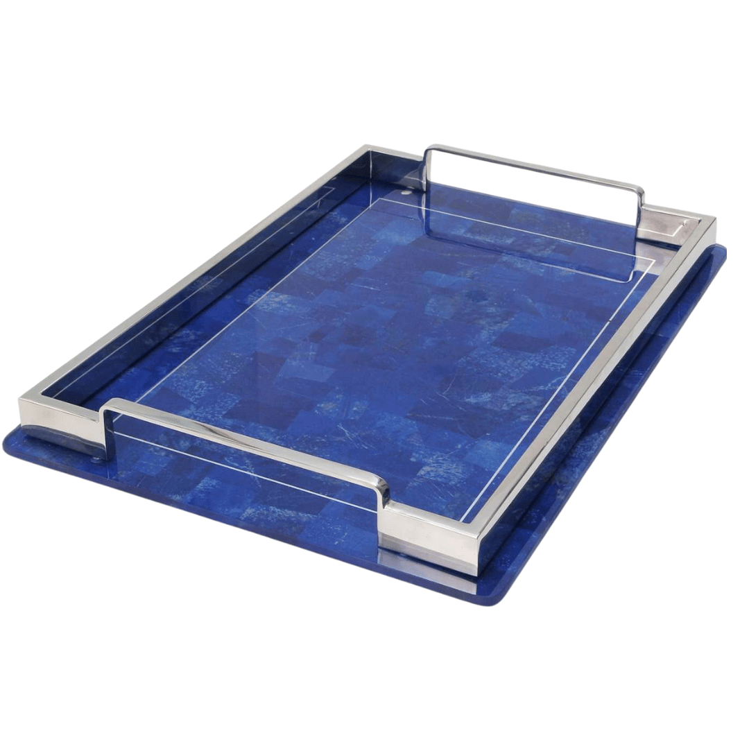 Lapis Lazuli Drinks Tray - Ouverture London